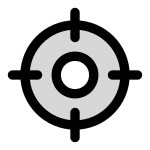 Crosshair Detailed SVG Icon